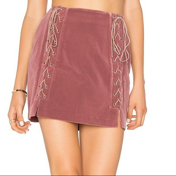 Endless Rose Dresses & Skirts - ✨Endless Rose✨- Lace Up Skirt in Mauve